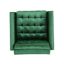 Bartos Button-Tufted Velvet Armchair